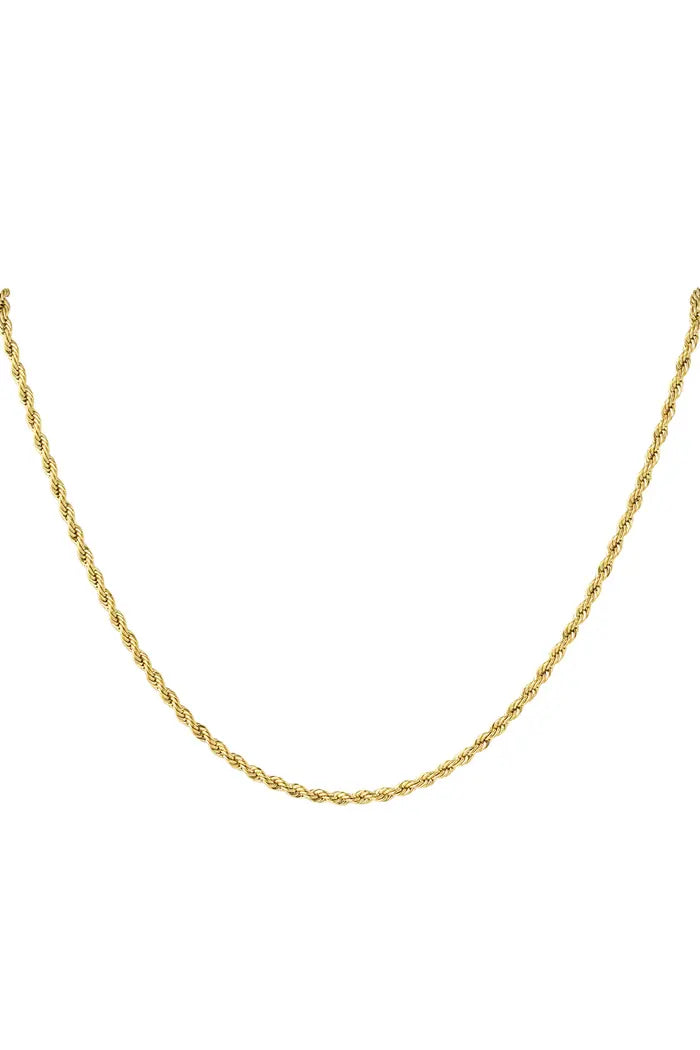 Naszyjnik Mesini Premium Stal Chirurgiczna TWISTED 3MM 60CM
