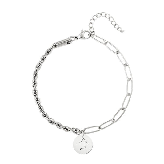 Bransoletka Ze Stali Chirurgicznej Premium Znak Zodiaku PANNA