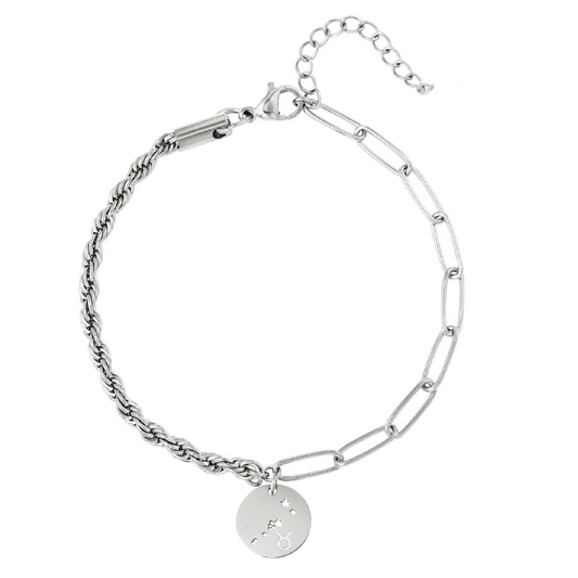 Bransoletka Ze Stali Chirurgicznej Premium Znak Zodiaku BYK