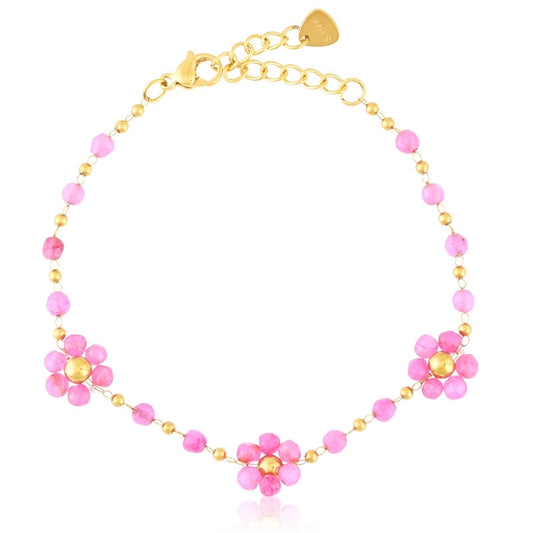 Bransoletka Ze Stali Chirurgicznej Mesini Kwiatki