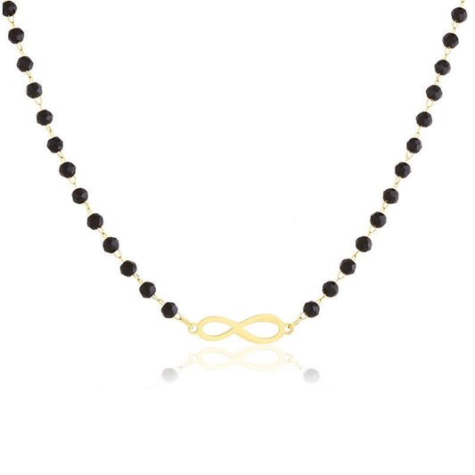 Naszyjnik Ze Stali Chirurgicznej Mesini Znak Nieskończoności