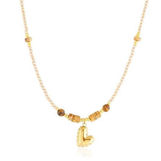 Naszyjnik Ze Stali Chirurgicznej Mesini Serce