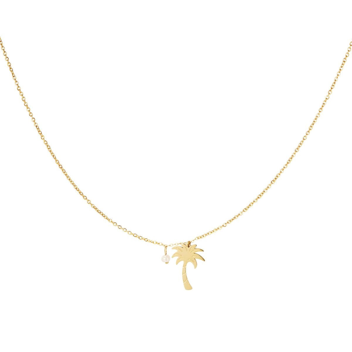 Naszyjnik Ze Stali Chirurgicznej Premium Mesini PALM TREE | SUMMER COLLECTION