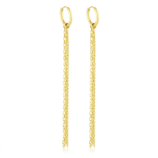 Kolczyki Ze Stali Chirurgicznej Mesini Wiszące