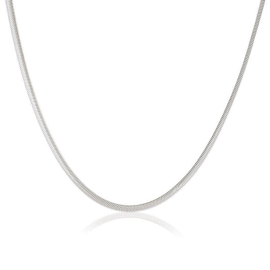 Naszyjnik Ze Stali Chirurgicznej Mesini Łańcuszek Żmijka