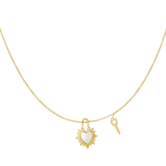 Naszyjnik Ze Stali Chirurgicznej Premium Mesini KEY