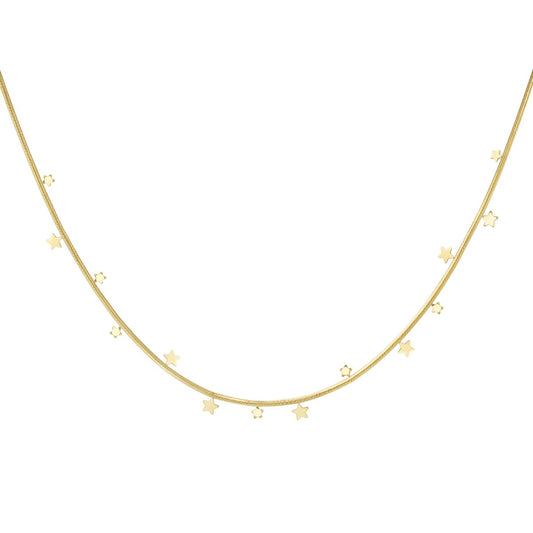 Naszyjnik Ze Stali Chirurgicznej Premium Mesini STARS