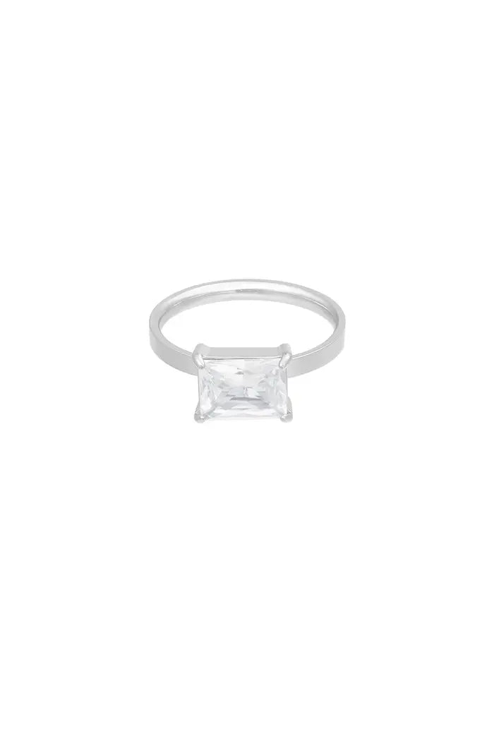 Pierścionek Ze Stali Chirurgicznej Mesini Premium Diamenty