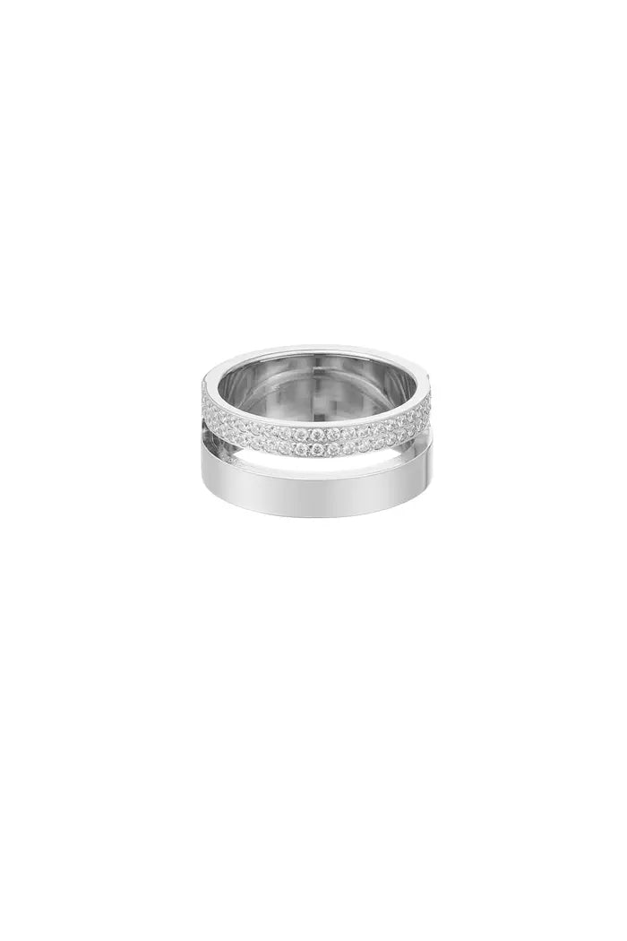 Pierścionek Ze Stali Chirurgicznej Mesini Premium SILVER
