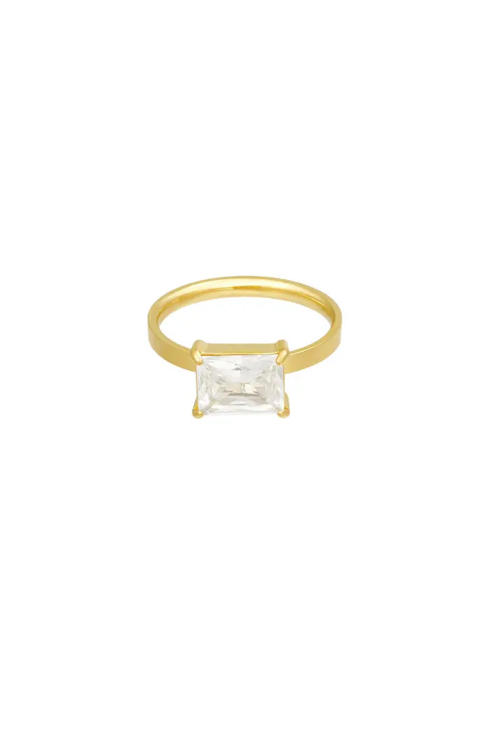 Pierścionek Ze Stali Chirurgicznej Mesini Premium Diamenty
