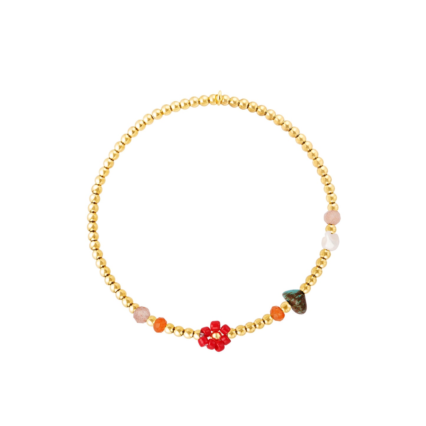 Bransoletka Mesini Premium Stal Chirurgiczna FLOWER