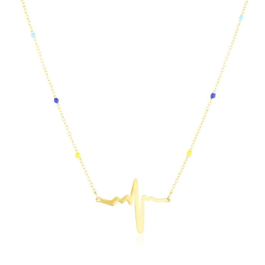 Naszyjnik Ze Stali Chirurgicznej Mesini Linia Życia