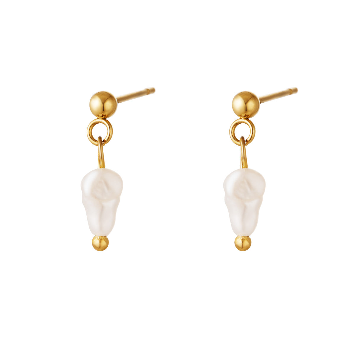 Kolczyki Mesini Premium Stal Chirurgiczna MINI PEARL