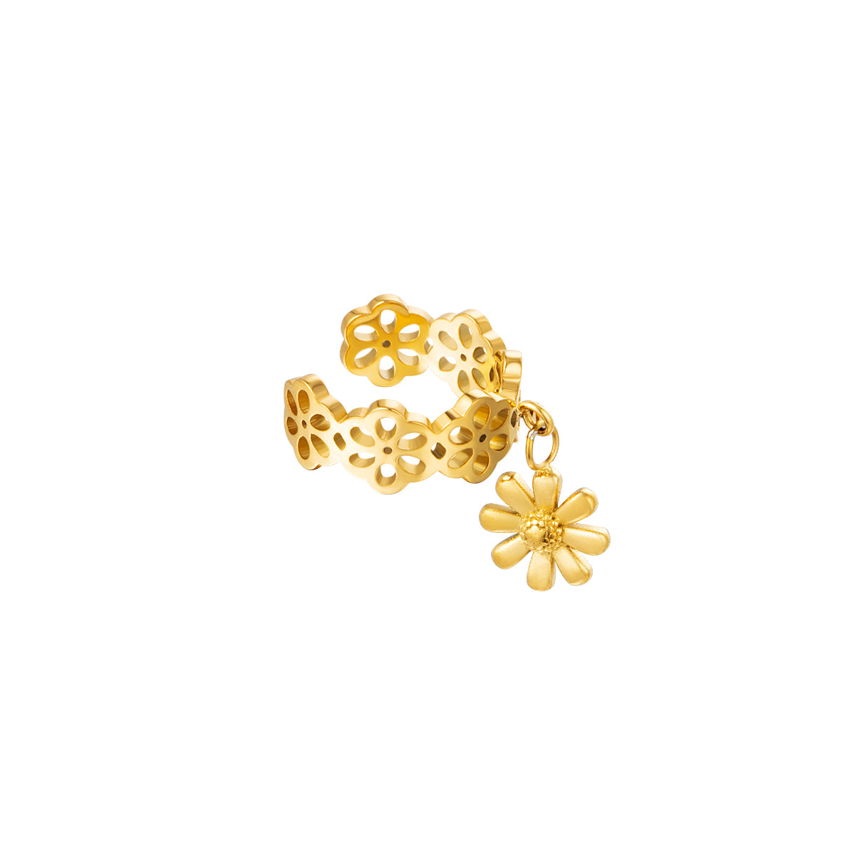 Nausznica Mesini Premium Stal Chirurgiczna FLOWER