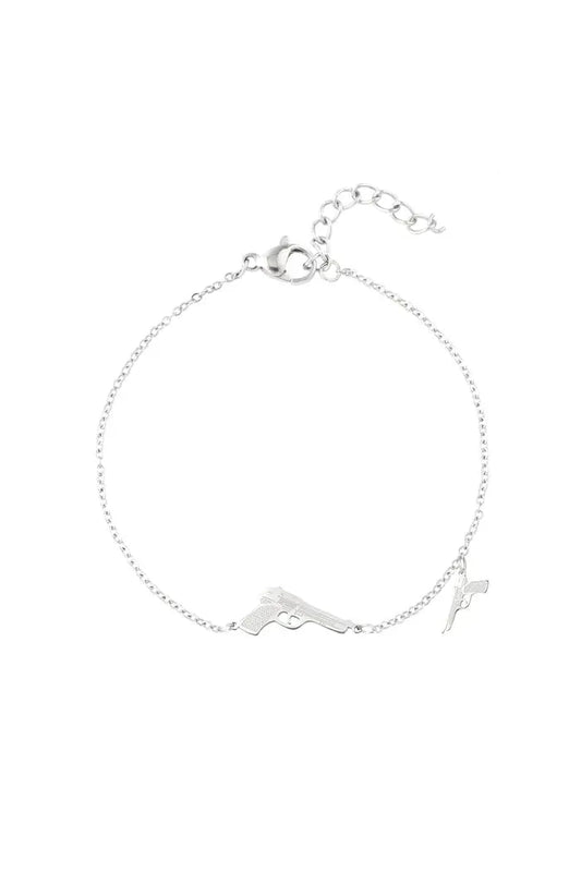 Bransoletka Ze Stali Chirurgicznej Mesini Premium PISTOL