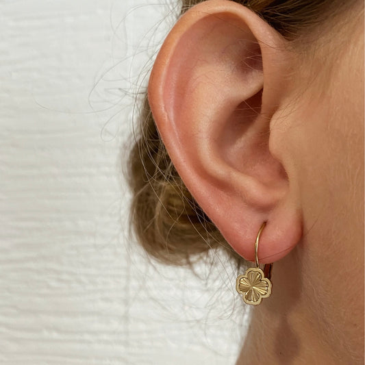 Kolczyki Ze Stali Chirurgicznej Koniczynki