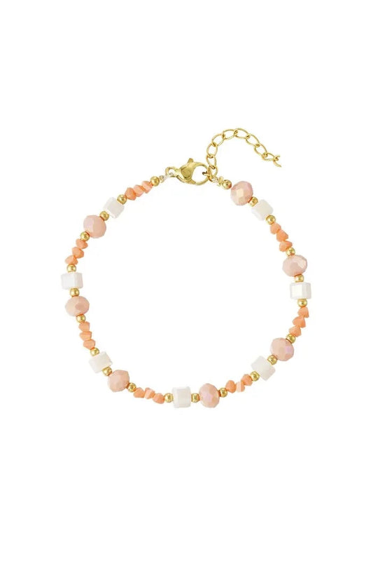 Bransoletka Ze Stali Chirurgicznej Mesini Premium ORANGE