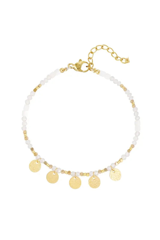 Bransoletka Na Nogę Ze Stali Chirurgicznej Mesini Premium COIN