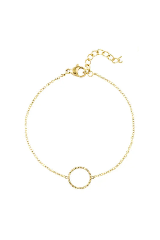 Bransoletka Ze Stali Chirurgicznej   Mesini Premium ROUND GOLD