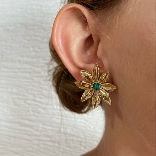 Kolczyki Ze Stali Chirurgicznej Mesini Premium FLOWER