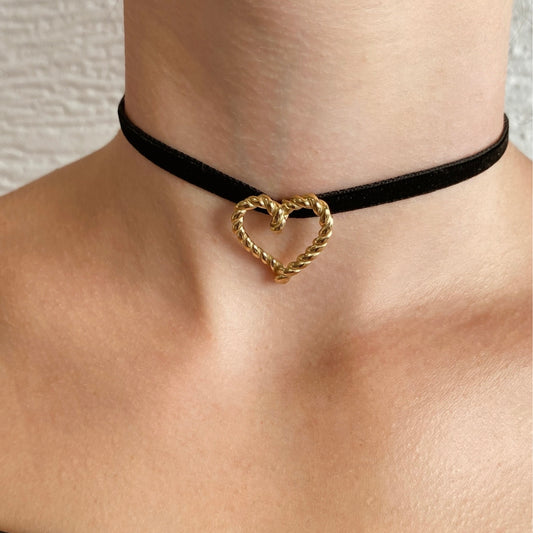 Naszyjnik Stal Chirurgiczna Mesini Choker Premium LOVE