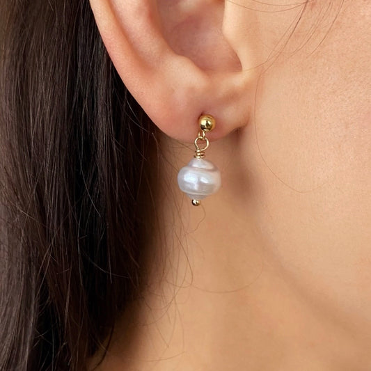 Kolczyki Ze Stali Chirurgicznej Mesini Premium PEARL