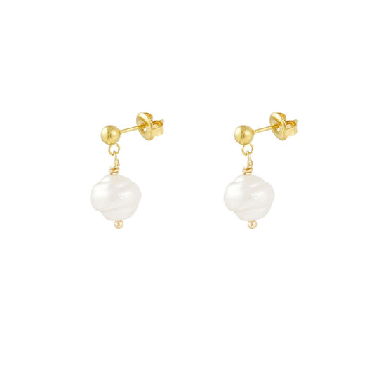 Kolczyki Ze Stali Chirurgicznej Mesini Premium PEARL