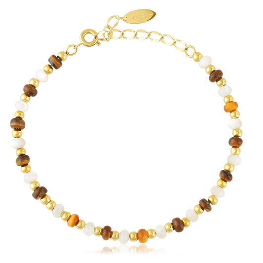 Bransoletka Ze Stali Chirurgicznej Mesini Brąz