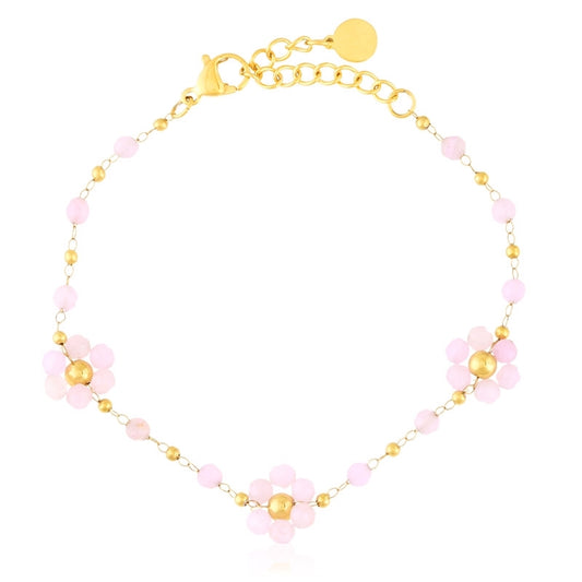 Bransoletka Ze Stali Chirurgicznej Mesini Kwiatki