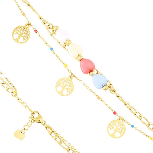 Bransoletka Ze Stali Chirurgicznej Mesini Podwójna