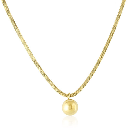 Naszyjnik Stal Chirurgiczna Mesini Kulka