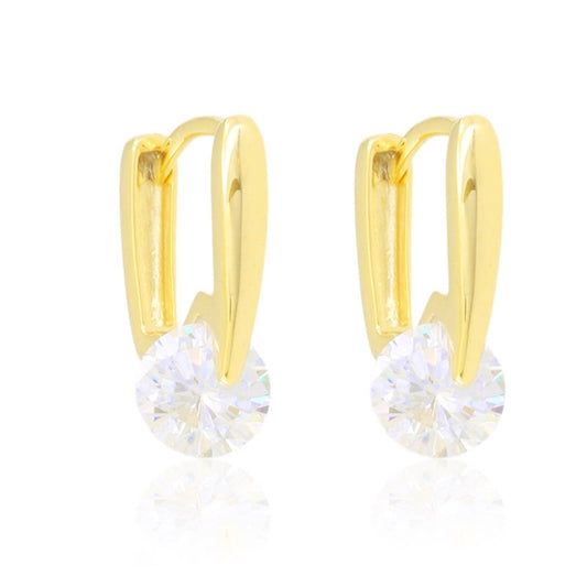 Kolczyki Ze Stali Chirurgicznej Mesini Cyrkonia