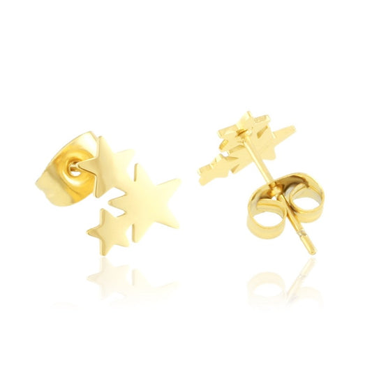 Kolczyki Ze Stali Chirurgicznej Mesini Gwiazdki