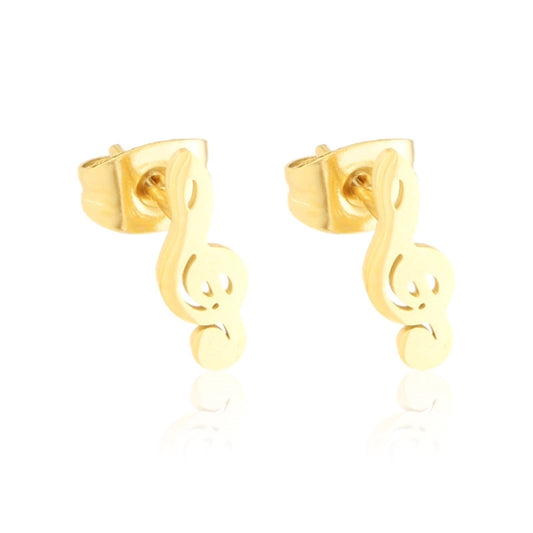 Kolczyki Ze Stali Chirurgicznej Mesini Klucz Wiolinowy