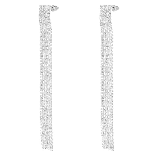 Kolczyki Wieczorowe Mesini Wiszące Srebrne