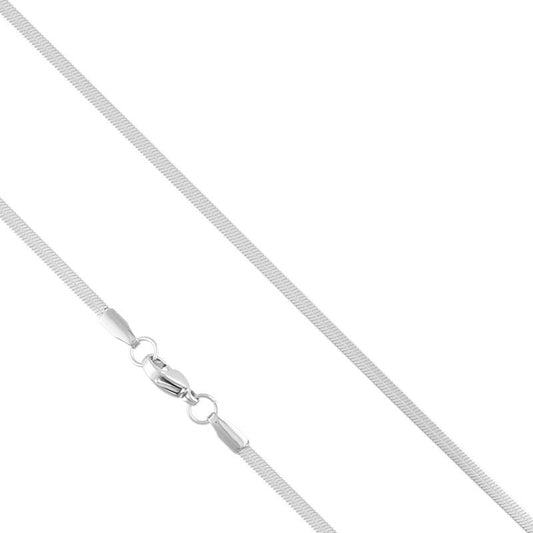 Naszyjnik Ze Stali Chirurgicznej Mesini Łańcuszek Żmijka 50 cm