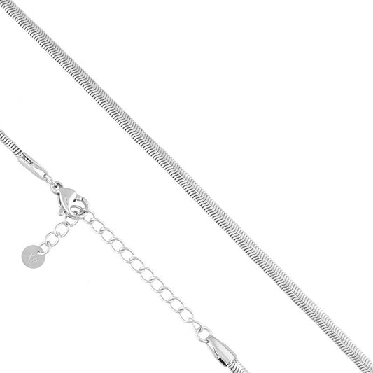 Naszyjnik Ze Stali Chirurgicznej Mesini Łańcuszek Linka 40 cm