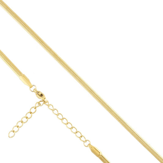 Naszyjnik Ze Stali Chirurgicznej Mesini Złoty 50 cm