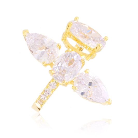 Pierścionek Ze Stali Chirurgicznej Mesini Kryształki