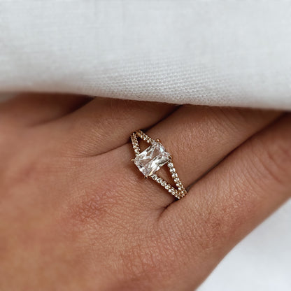 Pierścionek Ze Stali Chirurgicznej Mesini Diamenty