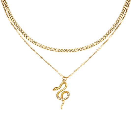 Naszyjnik Mesini Premium Stal Chirurgiczna SNAKE